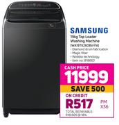 Samsung 19kg Top Loader Washing Machine WA19T6260BV/FA