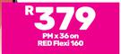 Samsung Galaxy A16 128GB Smartphone-On Red Flexi 160