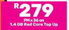 Xiaomi Redmi Note 14 Smartphone-On 1.4GB Red Core Top Up