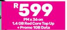 2 x Samsung Galaxy A36 5G Smartphone-On 1.4GB Red Core Top Up + Promo 1GB Data