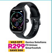 Genius Solutions F3 Unisex Smartwatch