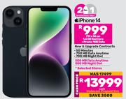 2 x Apple iPhone 14-On 1.4GB Red Core + Promo 1GB Data