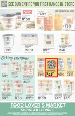 Food Lover's Market Springfield Park : Live Fresh, Live Well (30 October - 05 November 2023), page 12