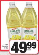 Spar Canola Oil-2 Litre Each