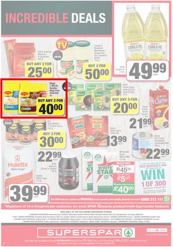 SUPERSPAR EASTERN CAPE : My Superspar (20 April - 2 May 2021) Valid In Bluewater Bay, Despatch, Gelvandale, Nahoon, Jeffery's Bay, Rosehill, Melville's, Protea, Sedgefield, Village On Main, Debi Lee, page 12