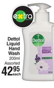 Dettol Liquid Hand Wash Assorted-200ml Each