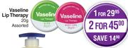 Lip Vaseline Therapy Assorted-For 1 x 20g