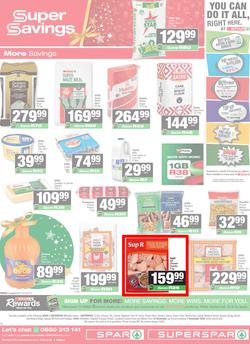 SPAR & SUPERSPAR Mthatha : Christmas Super Savings (24 November - 07 December 2025), page 12