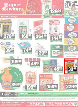 SPAR & SUPERSPAR Mthatha : Christmas Super Savings (24 November - 07 December 2025), page 12