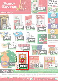SPAR & SUPERSPAR Mthatha : Christmas Super Savings (24 November - 07 December 2025), page 12