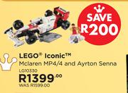 Lego Iconic Mclaren MP4/4 & Ayrton Senna LG10330