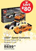 Lego Speed Champions Mclaren Solus GT & Mclaren F1 LM LG76918