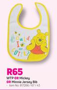 WTP Or Mickey Or Minnie Jersey Bib