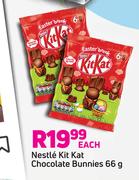 Nestle Kit Kat Chocolate Bunnies-66g Each