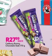 Cadbury Bunny Chocolate Slab-170g Each