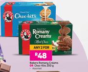 Bakers Romany Creams Or Choc-Kits Assorted-For Any 2 x 200g