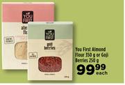 You First Almond Flour 350g Or Goji Berries 250g-Each