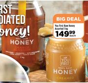 You First Raw Honey Assorted-1Kg Each