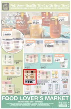 Food Lover's Market Gauteng, Limpopo, North West, Mpumalanga, Free State & Northern Cape : Happy, Healthy Living (31 October - 06 November 2022), page 12