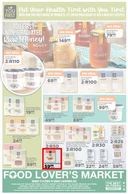 Food Lover's Market Gauteng, Limpopo, North West, Mpumalanga, Free State & Northern Cape : Happy, Healthy Living (31 October - 06 November 2022), page 12
