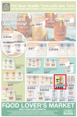 Food Lover's Market Gauteng, Limpopo, North West, Mpumalanga, Free State & Northern Cape : Happy, Healthy Living (31 October - 06 November 2022), page 12
