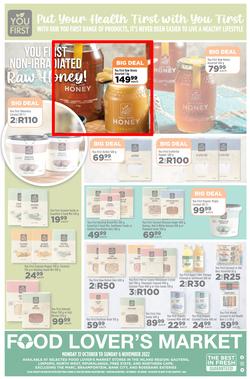 Food Lover's Market Gauteng, Limpopo, North West, Mpumalanga, Free State & Northern Cape : Happy, Healthy Living (31 October - 06 November 2022), page 12