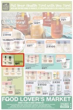 Food Lover's Market Gauteng, Limpopo, North West, Mpumalanga, Free State & Northern Cape : Happy, Healthy Living (31 October - 06 November 2022), page 12