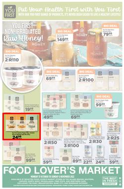 Food Lover's Market Gauteng, Limpopo, North West, Mpumalanga, Free State & Northern Cape : Happy, Healthy Living (31 October - 06 November 2022), page 12