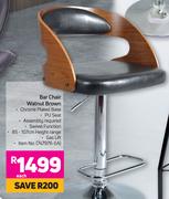 Bar Chair Waklnut Brown-Each