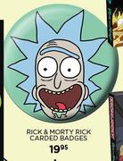 Rick & Morty Rick Carded Badges