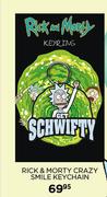 Rick & Morty Crazy Smile Keychain