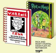 Rick & Morty Portal Dash Flexi A5 Notebook