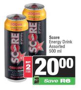 Score Energy Drink Assorted-For 2 x 500ml