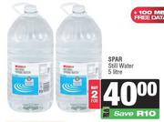 Spar Still Water-For 2 x 5L