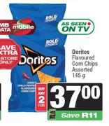 Doritos Flavoured Corn Chips Assorted-For 2 x 145g