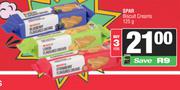 Spar Biscuit Creams-For 3 x 125g