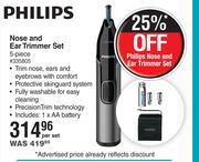 Philips Nose & Ear Trimmer Set 5 Piece-Per Set
