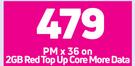 2 x Samsung Galaxy A33 5G Smartphone-On 2GB Red Top Up Core More Data + On Promo 70