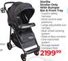 Baby Things Starlite Stroller Only With Bumper Bar & Front Tray