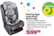 Baby Things Paris Car Seat Group 0/1/2/3 Birth To 36Kg