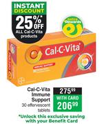 Cal-C-Vita Immune Support 30 Effervescent Tablets