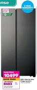 Hisense 508L Side By Side Fridge H670SIT