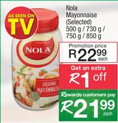 Nola Mayonnaise (Selected)-500g/730g/750g/850g Each