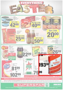 SUPERSPAR EASTERN CAPE : Your One Stop Easter Shop (23 March - 5 April 2021) Valid in Cofimvaba, Daku, Georgious, Highway, Kwantu, Mdantsane, Ndu, New Brighton, Stanford Square, Tamz, Zonke, page 12