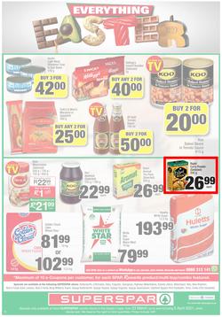 SUPERSPAR EASTERN CAPE : Your One Stop Easter Shop (23 March - 5 April 2021) Valid in Cofimvaba, Daku, Georgious, Highway, Kwantu, Mdantsane, Ndu, New Brighton, Stanford Square, Tamz, Zonke, page 12