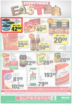 SUPERSPAR EASTERN CAPE : Your One Stop Easter Shop (23 March - 5 April 2021) Valid in Cofimvaba, Daku, Georgious, Highway, Kwantu, Mdantsane, Ndu, New Brighton, Stanford Square, Tamz, Zonke, page 12