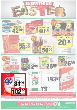SUPERSPAR EASTERN CAPE : Your One Stop Easter Shop (23 March - 5 April 2021) Valid in Cofimvaba, Daku, Georgious, Highway, Kwantu, Mdantsane, Ndu, New Brighton, Stanford Square, Tamz, Zonke, page 12