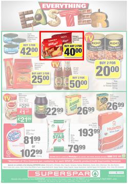 SUPERSPAR EASTERN CAPE : Your One Stop Easter Shop (23 March - 5 April 2021) Valid in Cofimvaba, Daku, Georgious, Highway, Kwantu, Mdantsane, Ndu, New Brighton, Stanford Square, Tamz, Zonke, page 12