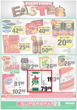 SUPERSPAR EASTERN CAPE : Your One Stop Easter Shop (23 March - 5 April 2021) Valid in Cofimvaba, Daku, Georgious, Highway, Kwantu, Mdantsane, Ndu, New Brighton, Stanford Square, Tamz, Zonke, page 12