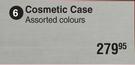 Cosmetic Case Assorted Colours